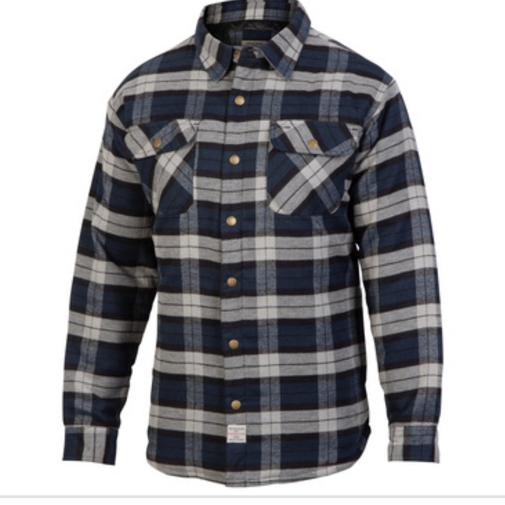 Buckhorn River Men's Snap Front Quilt Shirt Jacket